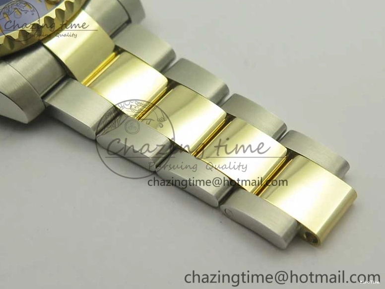 MiroTime 0410 Affordable Submariner 116613 LB Noob 1:1 Best Edition YG Wrapped Bezel Blue Dial on SS YG Bracelet A2836 V 3413